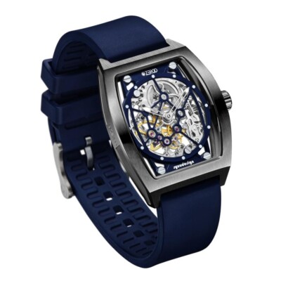 時計 ZEROO TIME M1 THE AURIGA ZEROO M1 THE AURIGA Mechanical Hand-wound Skeleton ZM001SBL Men's