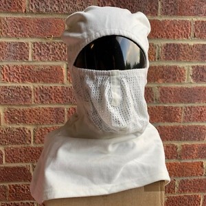Anti Flash Hood Genuine Royal Navy Issue Fire Retardant FR White - Foto 2