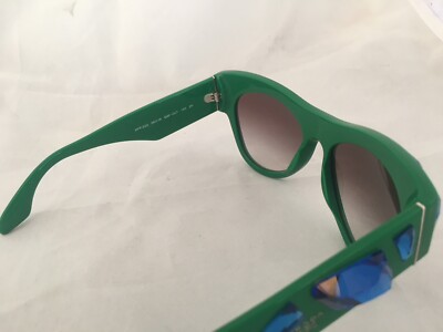 PRADA Sunglasses SPR 22Q SMP-0A7 Women Green Blue Crystal  display picture 3