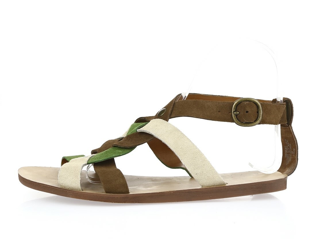 Womens NINE WEST CHEWY 228676 multi-color strappy sandals sz. 7.5 M image 2