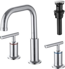 Homelody  TX5066CPUS Widespread Bathroom Sink Faucet Chrome