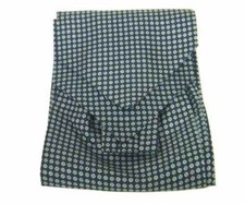 Ascot Soie Homme Bleu Dessins Gris Neuf Cashe Avec Foulard De Italienne