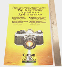 Vintage Canon AE1 PROGRAM Info
