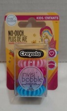 Invisibobble Crayola HairLoveTech no-ouch Hair Rings, 5 Ct kids age 4 
