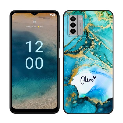 Marble Personalised Phone Case Soft Gel Cover For Nokia G310 C110 G400 C200 C210
