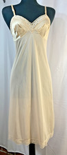 Vanity Fair Nude Full Slip Lace Trim Nylon Size 18  Length, 34/40 Lingerie