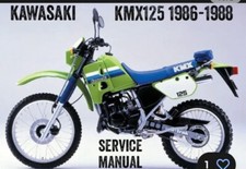 パーツ kmx125 Kawasaki KMX 125 MX125A - side cover fairing right A159B | eBay