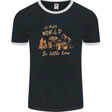 4X4 Off-roading Mountains Off Roading Mens Ringer T-Shirt FotL