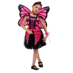 Halloween Butterfly Fairy Costume Pink Blue Elf Princess Cosplay Dress For Girl Ebay