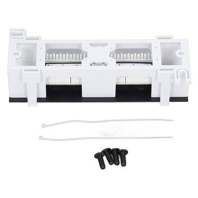 Patch Panel 8 Port CAT6 Network Cable Rackmount 568A/B RJ45 For Installation US