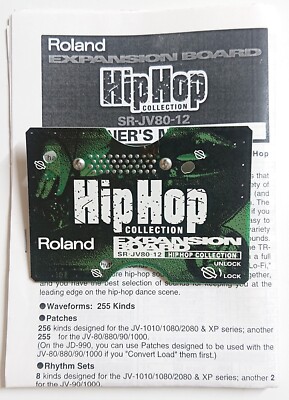 Roland SR-JV80-12 Hip Hop エクスパンションボード Roland SR-JV80-12 Hip-Hop Collection Expansion Board | eBay