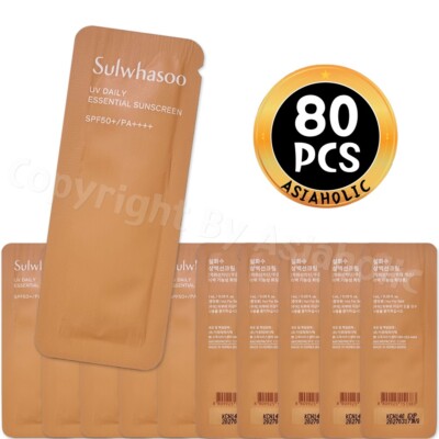雪花秀UV Daily Essential Sunscreen Set Sulwhasoo UV Daily Essential Sunscreen 1ml x 80pcs (80ml) Sample