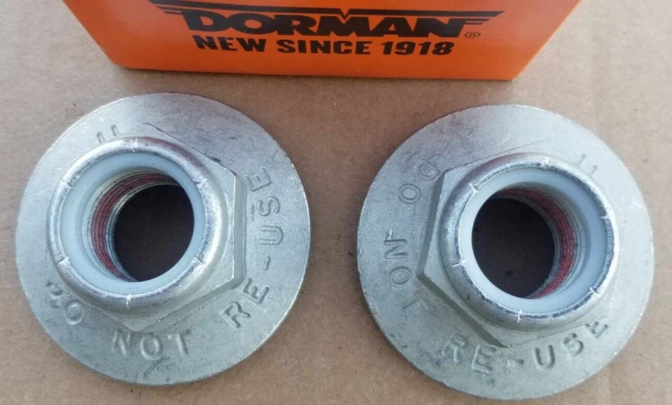 Conjunto de 2 porcas de eixo 615-170 Dorman dianteiras novas para caminhão F150 Ford F-150 par - Imagem 2 de 4