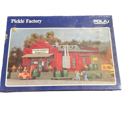 HO Scale, Pola, Pickle Factory Kit #11813 BNOS Vintage -unopened Sealed In Box