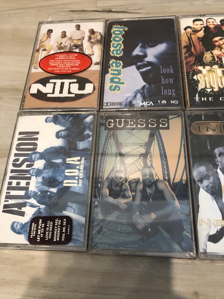 6 90s R&B Tapes NIIU Loose Ends Y.T. style Guess Atension Intro RARE LOT New!!! - Image 4 of 4