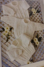 Stylecraft Knitting Pattern 4449 Baby DK Cardigans 16-24"