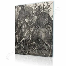 Knight Death Devil by Albrecht Durer | Canvas (Rolled) | Wall art giclee HD