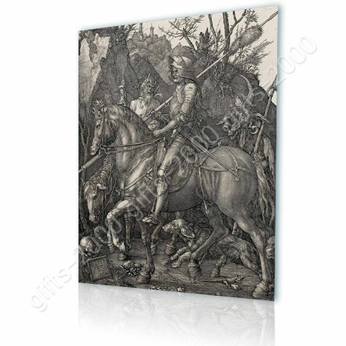 Knight Death Devil by Albrecht Durer | Canvas (Rolled) | Wall art giclee HD - Picture 1 of 21