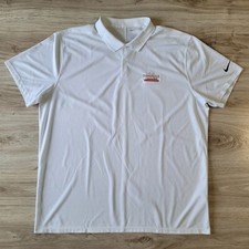 Nike Dri-FIT men's Size XXL Walt Disney World Boardwalk Resort Polo Shirt White