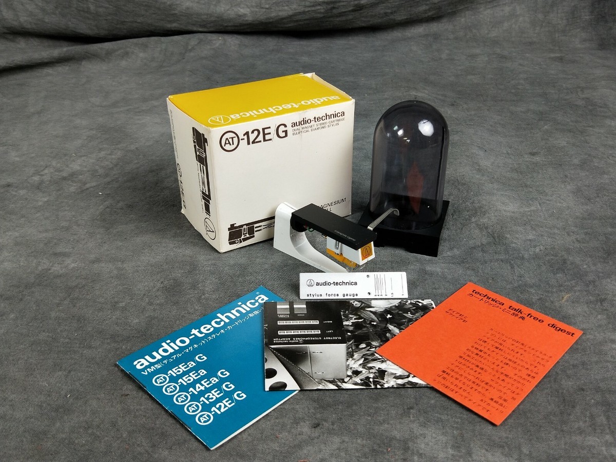 Audio-Technica AT-12E/G Cartridge W/ Original Box In Excellent