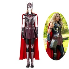 Thor: Love and Thunder Jane Foster Costume Cosplay Suit Red Cloak Ver2