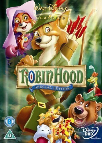 Robin Hood (Disney) DVD (2007) Wolfgang Reitherman cert U