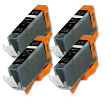 4 Pack Black Ink Cartridge  LED Chip for CLI-226BK MG5120 iP4820 iP4920 MG5220