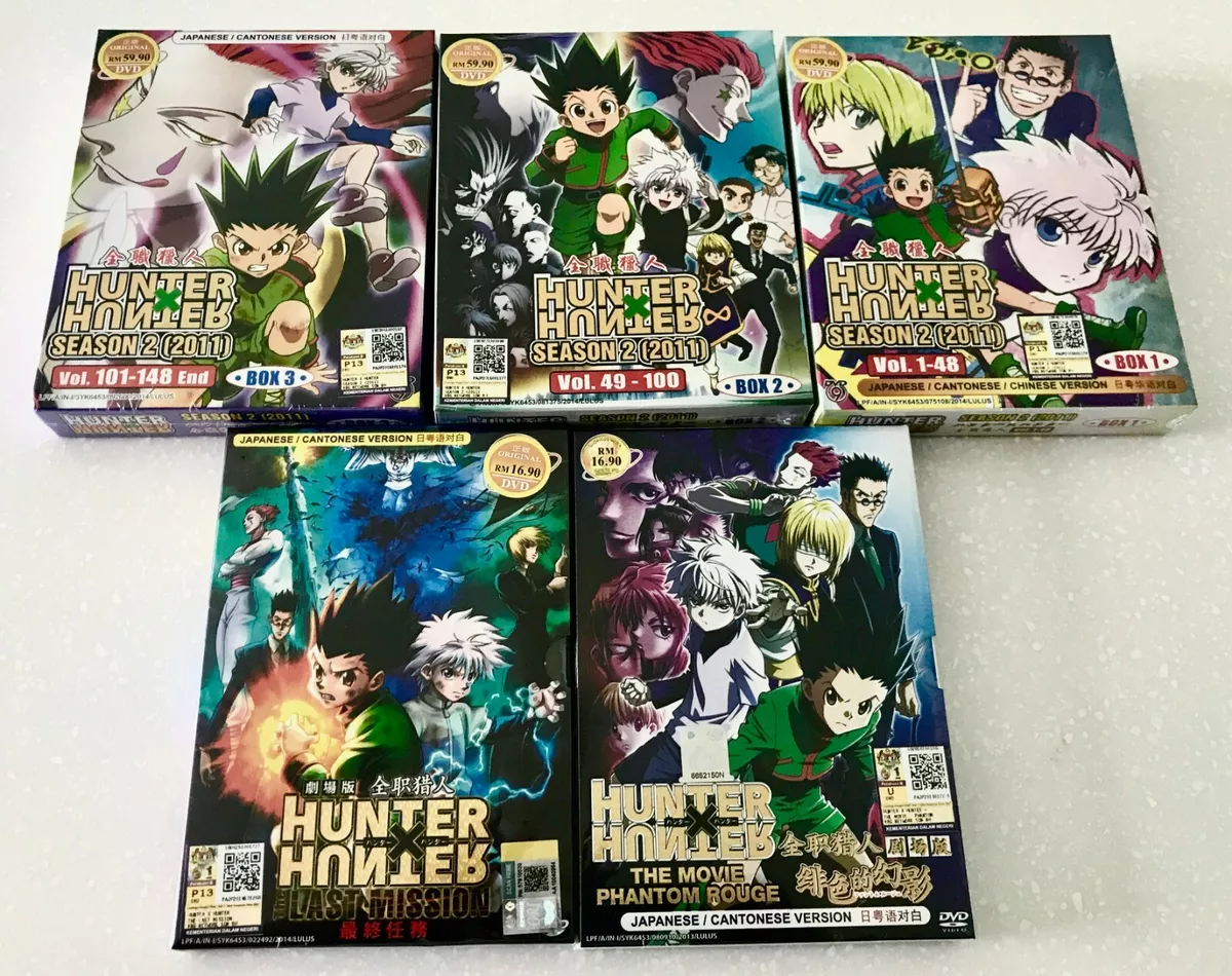 DVD Anime HUNTER X HUNTER Complete Season 2 (2011)VOL (1-148 End