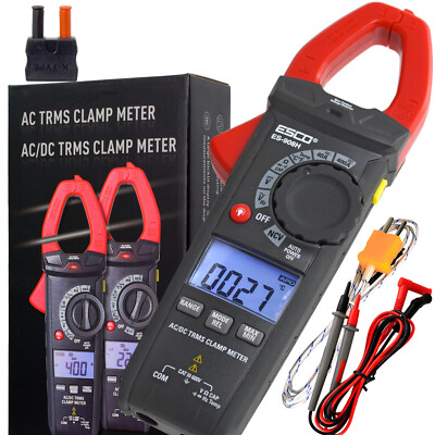 DC Zangenamperemeter Stromzange AC MAX MIN NCV 400A ZangenMultimeter + LED LICHT