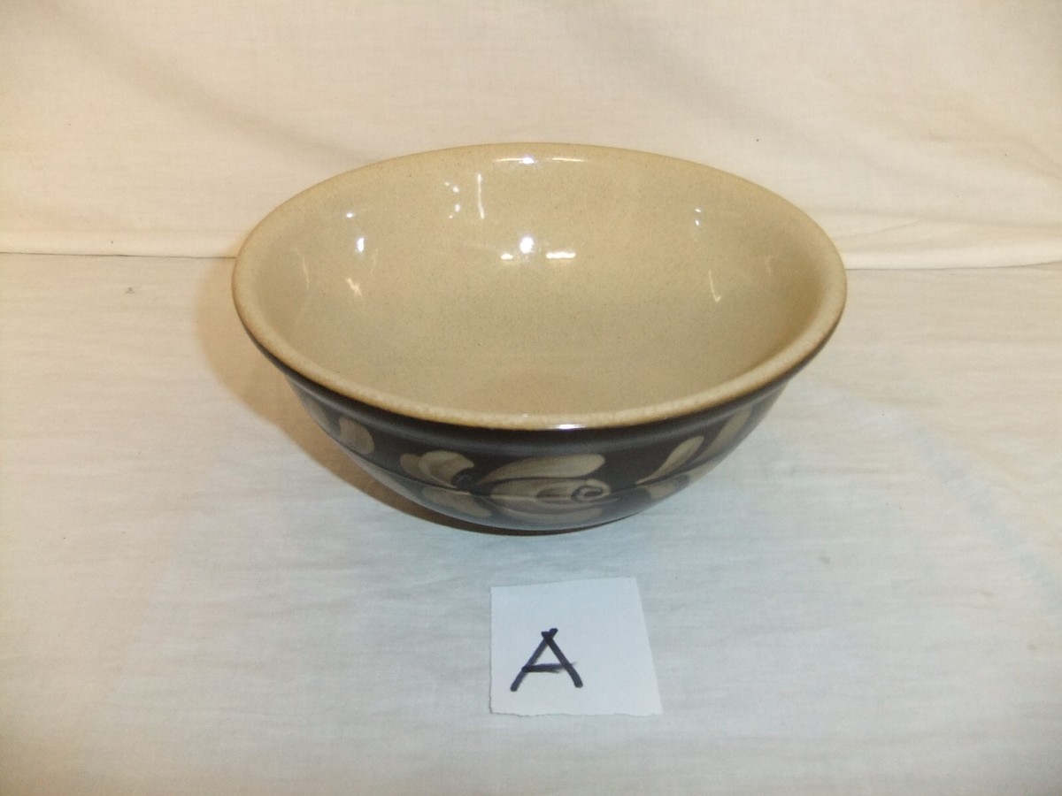 Denby - Bakewell - vintage brown stoneware, rustic floral