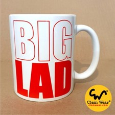 gym body building funny mug cup BIG LAD weight training lifting workout rat bro