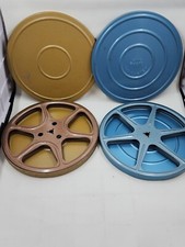 Lot of 2pcs Vintage 8MM 400 Ft 7" Inch Reel Canister Fast Free Shipping