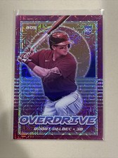 2021 Panini Chronicles Bobby Dalbec Overdrive Purple Mojo Prizm /99 RC ROOKIE