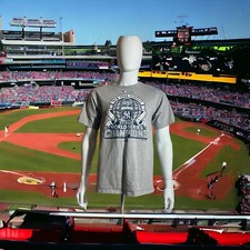 New York Yankees T-Shirt 2009 27 Time World Series Champion Gray Size Medium Tee