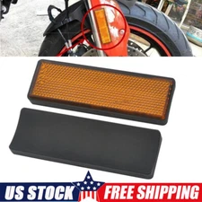 For Ducati Monster 821 1200S 1100evo Front Fork Leg Reflective Reflector Yellow