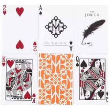 HUSTLERS ORANGE DECK LIMITED ED. PLAYING CARDS POKER SIZE BY MADISON ELLUSIONIST