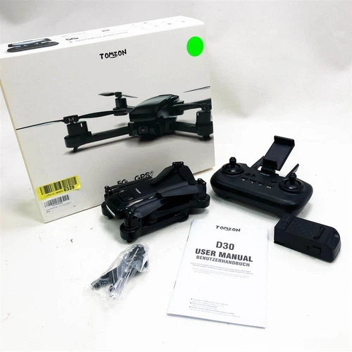 Tomzon D30 GPS Drohne mit 4K Kamera, 5G FPV Drohne, Faltbarer Drohne, Optischer