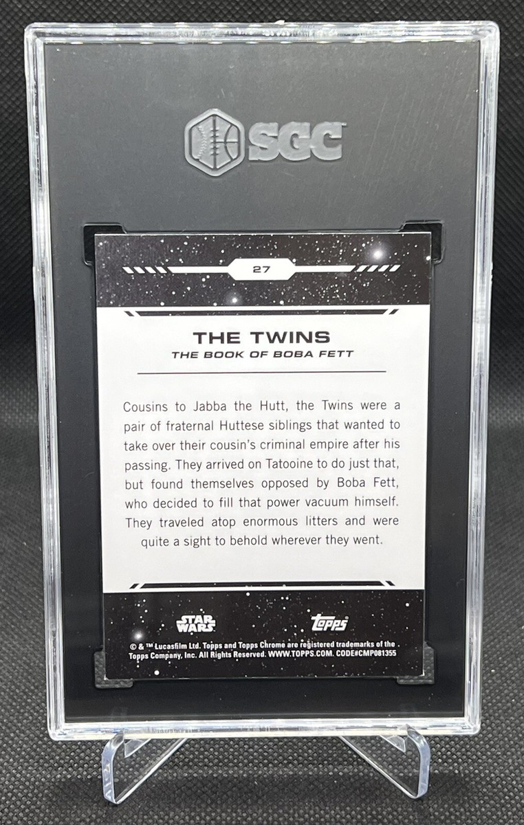 2024 Topps Chrome Star Wars #27 THE TWINS Red RayWave