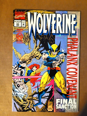 Wolverine 85B Deluxe Holofoil Variant Phalanx Covenant High-Grade Marvel