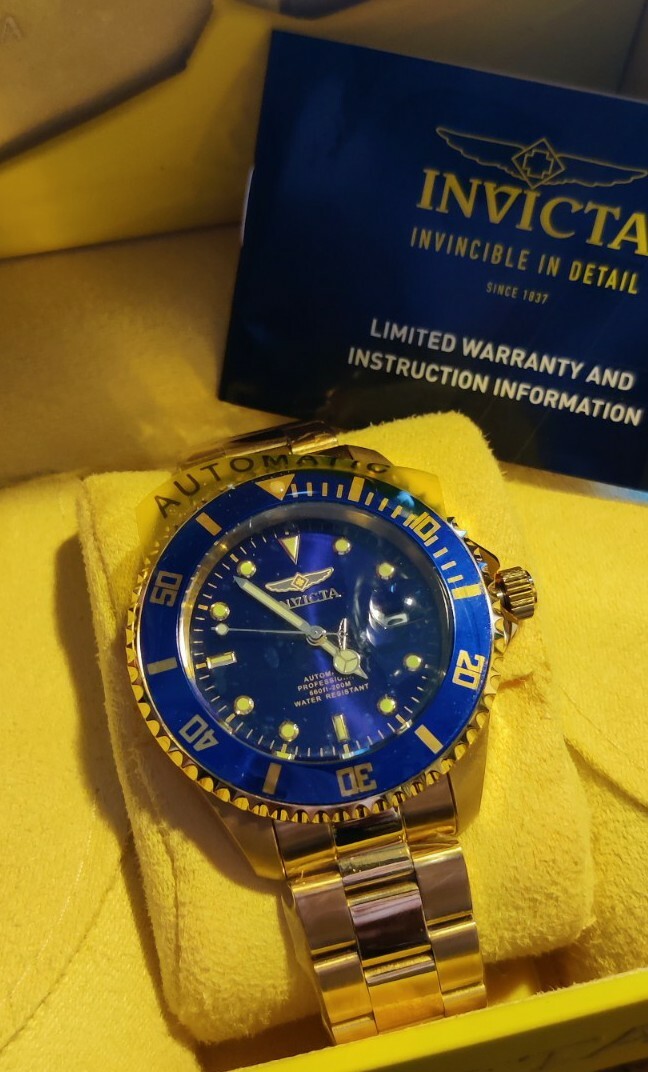 Invicta Pro Diver Automatic Blue Dial 