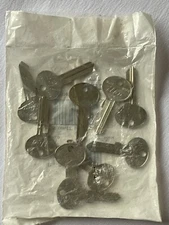 🔑 10 PACK OF ILCO  WN1 1634 Key Wind Mail box Lock Key Blanks (10 KEYS)