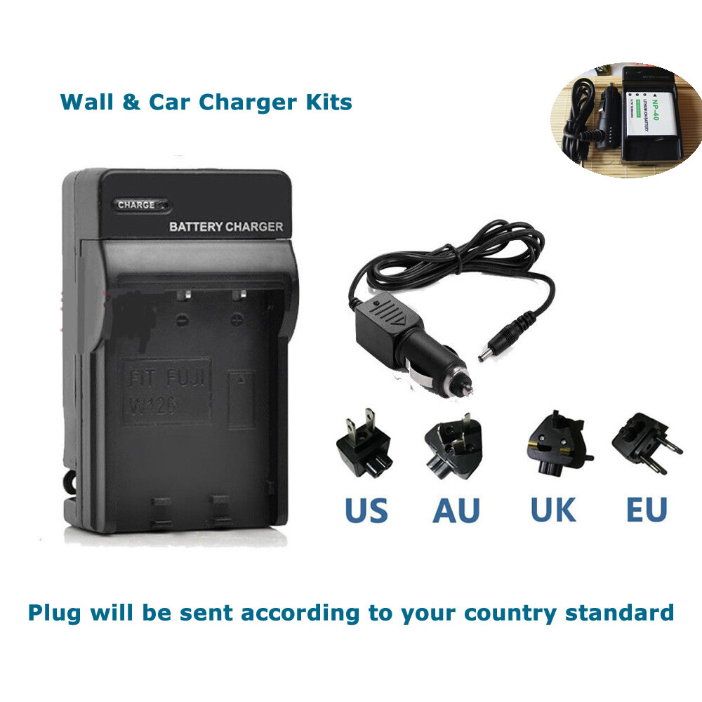 NP-40 Battery Charger for Casio EXILIM EX-Z1050 EX-Z1000 EX-Z850