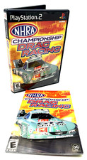 Sony PlayStation 2 PS2 NHRA Championship Drag Racing EMPTY Case w/ Manual