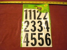 0707. Self - Stick Numbers 3" High