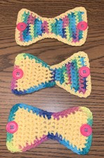Face Mask Ear Protectors, Ear Savers, Mask Companion set of 3 100 Cotton