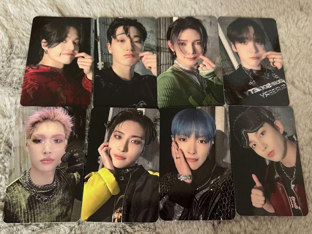 ホンジュン サノク Outlaw トレカ 2023 ATEEZ アチズ ATEEZ OUTLAW minirecord Limited Official Photo Card Complete Set