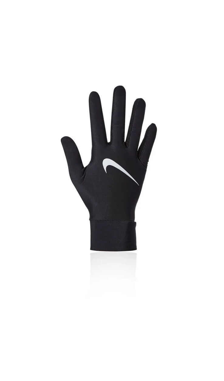 NIKE DRI FIT RUNNING GLOVE - LIGHTWEIGHT TECH TOUCH SCREEN REFLECTIVE - WOMENS