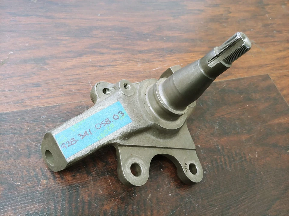 VERY NICE USED ORIGINAL GENUINE PORSCHE 928 RIGHT FRONT STEERING HUB SPINDLE #8 - Image 3 of 4