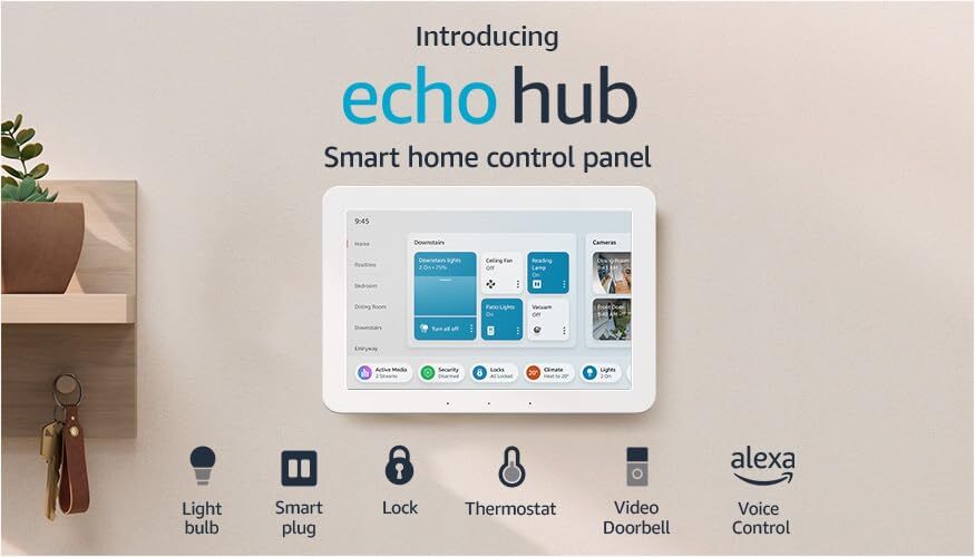 Introducing Amazon Echo Hub | 8” smart home control panel with