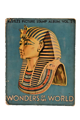 Vintage Wonders Of The World NESTLE'S Bild Briefmarken Album Vol.2 Collectibles